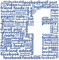 facebook icon typography