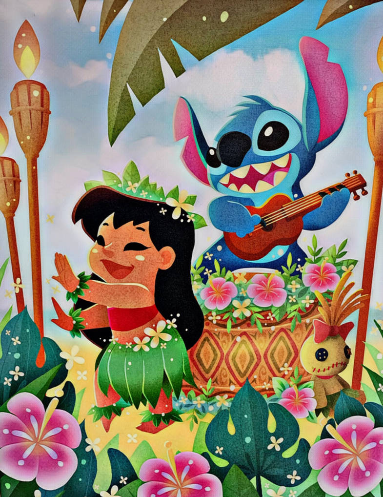 Lilo and Stitch Hula Dance by Yingcartoonman on DeviantArt