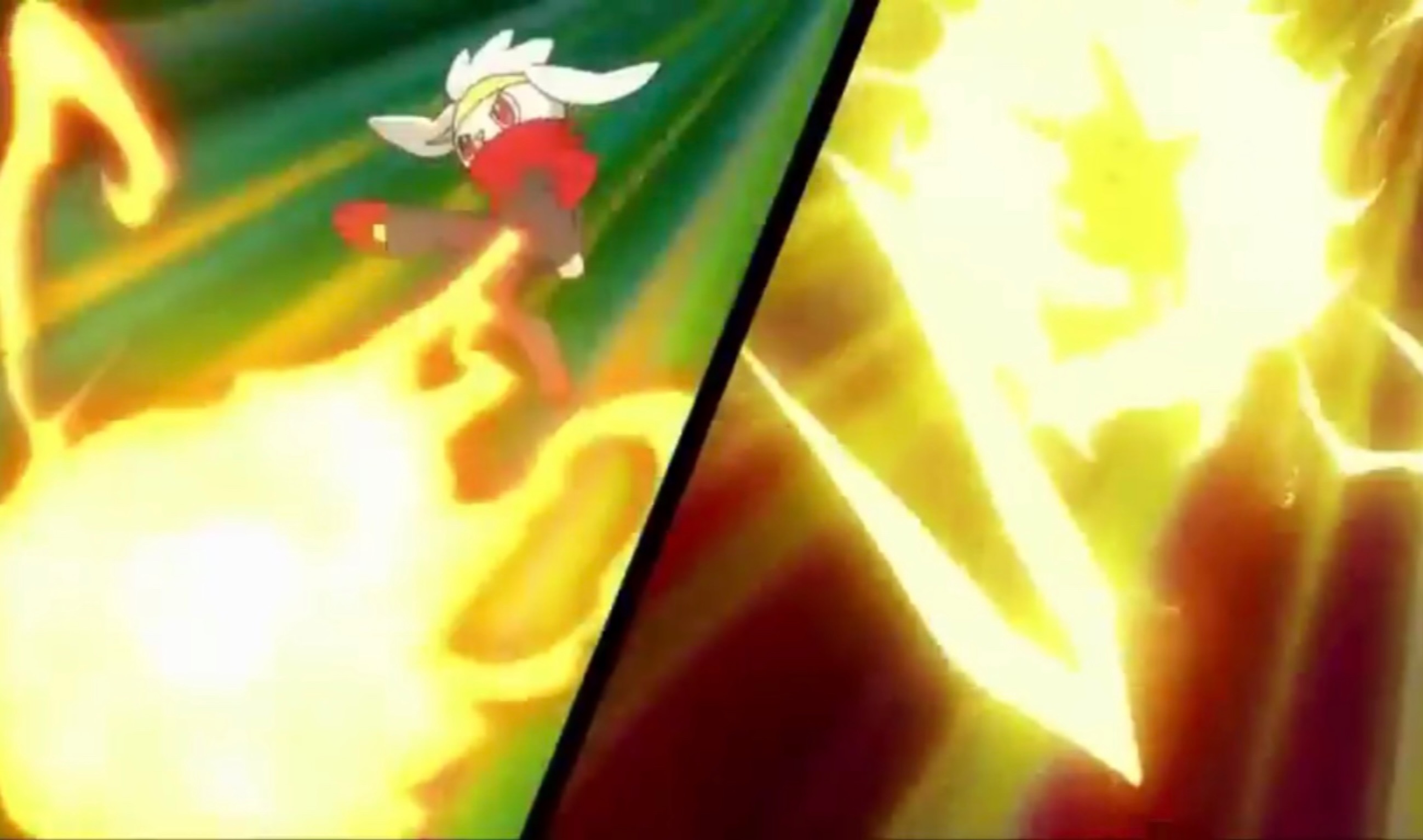 Raboot use Flame Charge PIKACHU use Thunderbolt by Yingcartoonman on ...