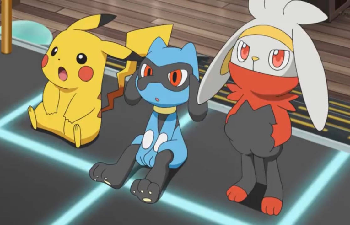 Pikachu Riolu and Raboot by Yingcartoonman on DeviantArt