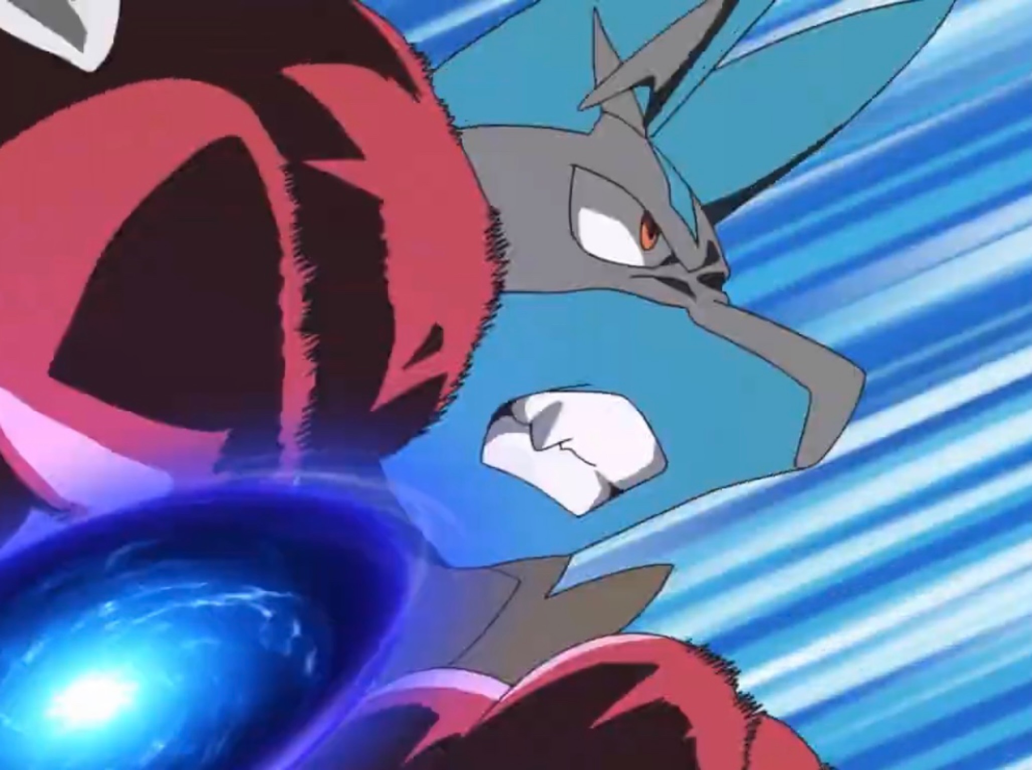 Mega Lucario use Bullet Punch by Yingcartoonman on DeviantArt