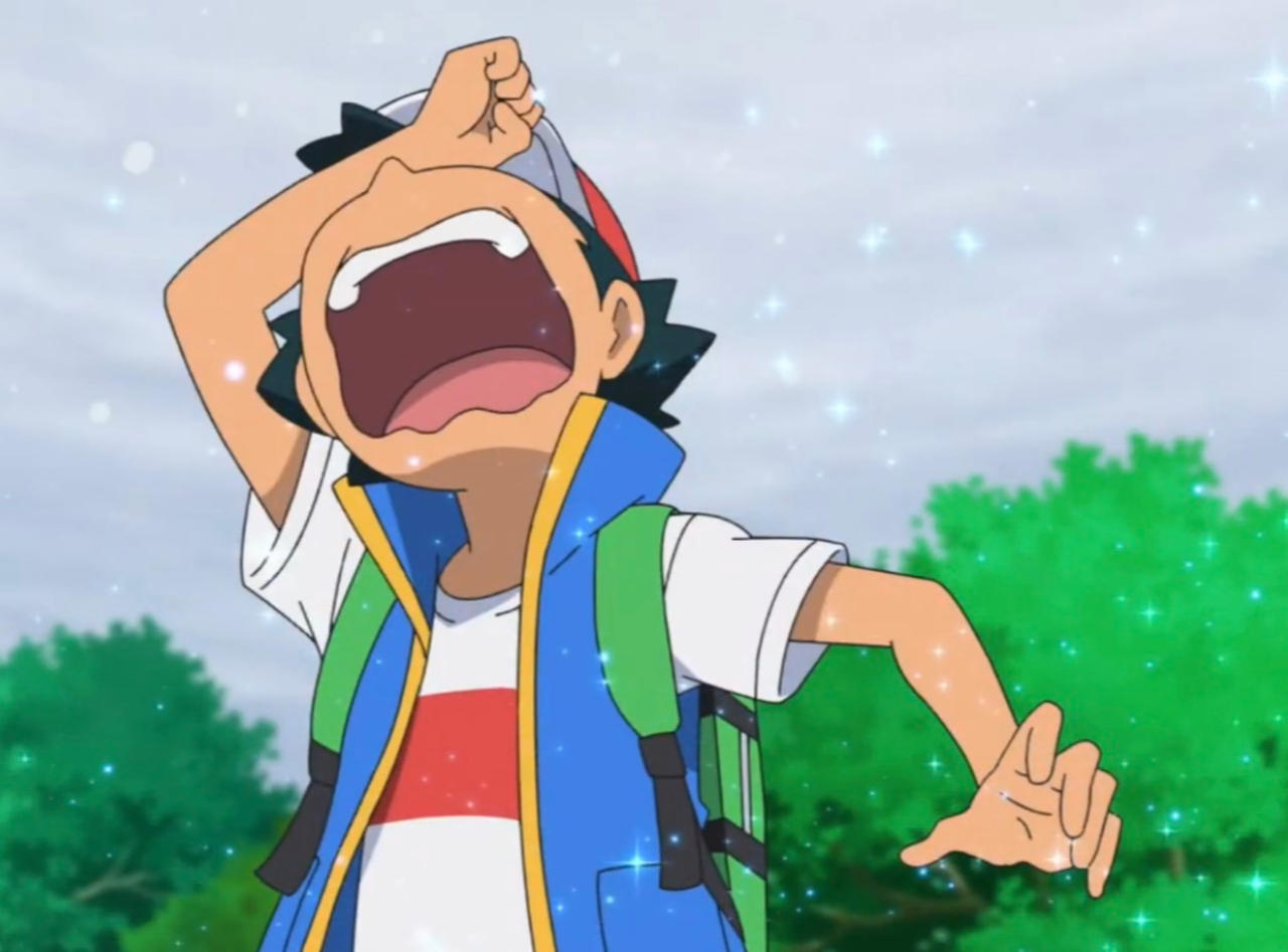 Ash Ketchum Crying