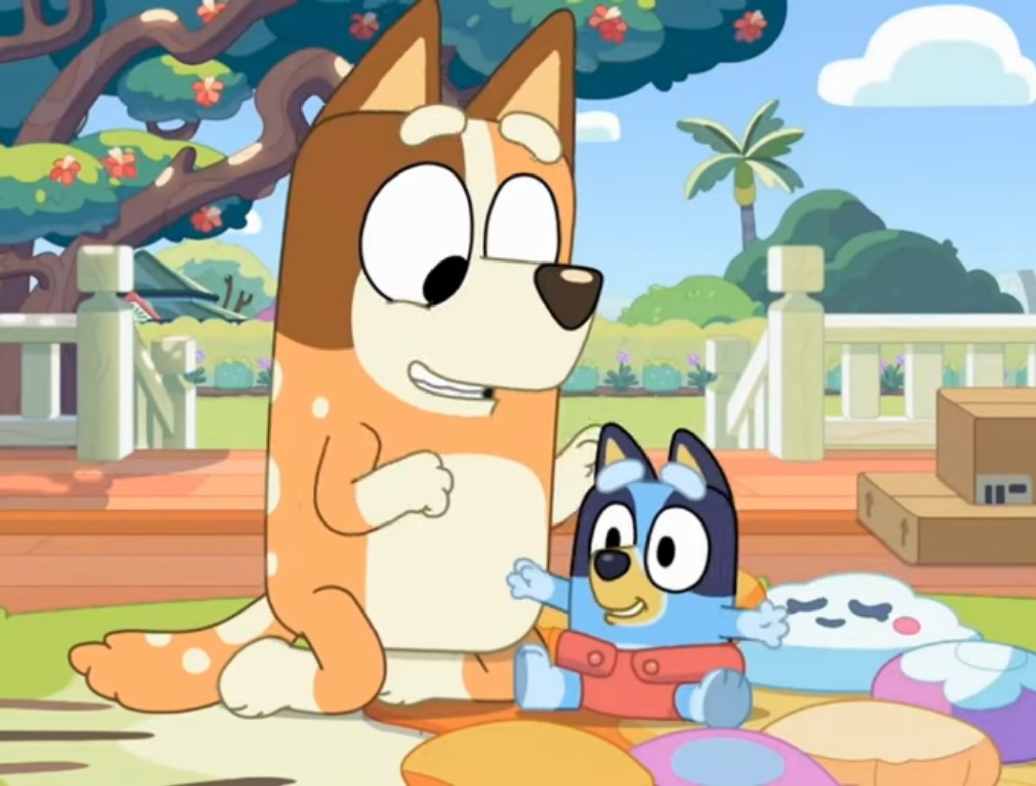 Young Chili with Baby Bluey by Yingcartoonman on DeviantArt