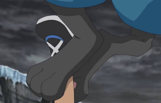 Lucario Feet Catch Ash Foot