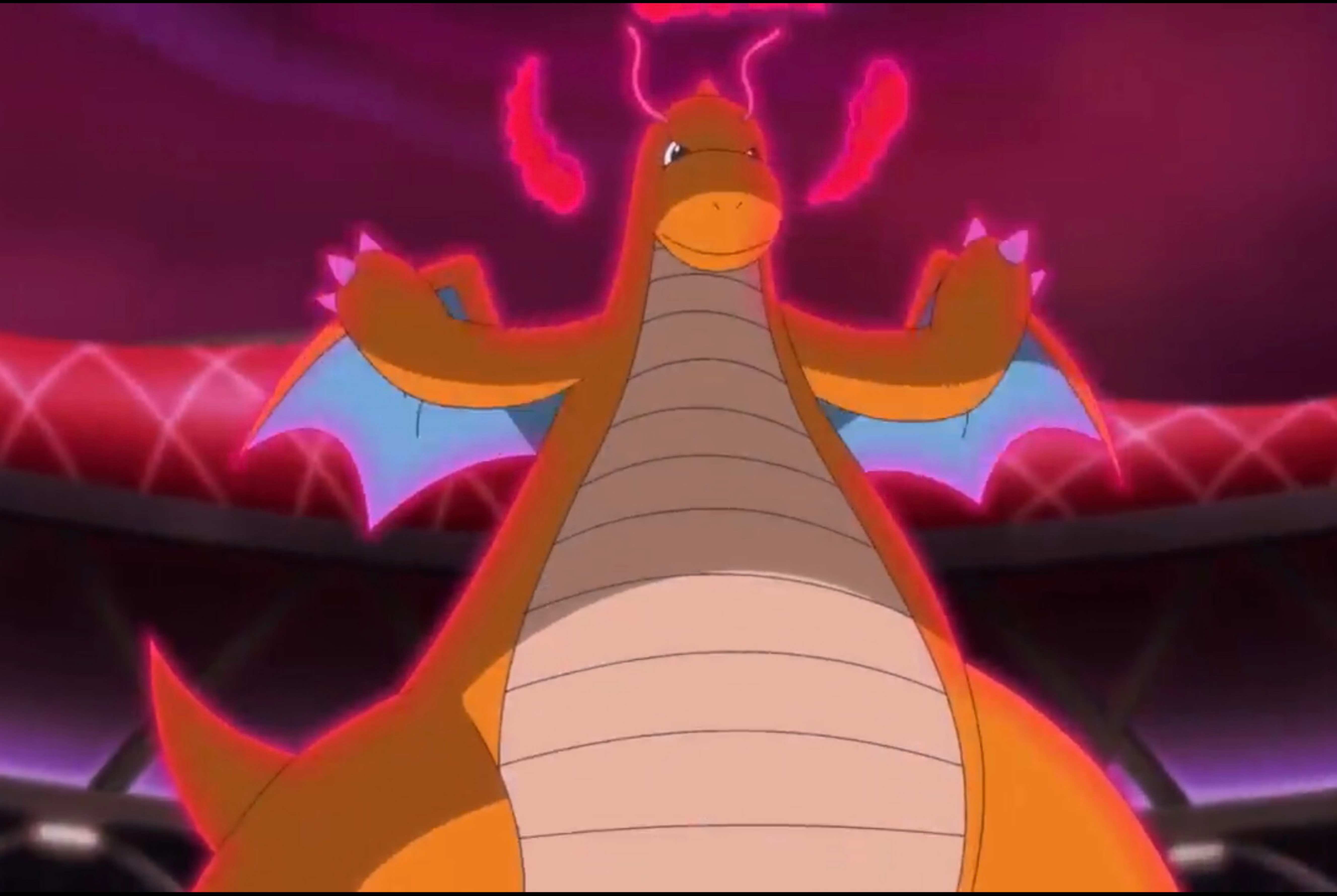 Dragonite is now explained with Dynamaxing and Onix with Terrastalizing.  But yes, I'm ready for fusions and pinks!