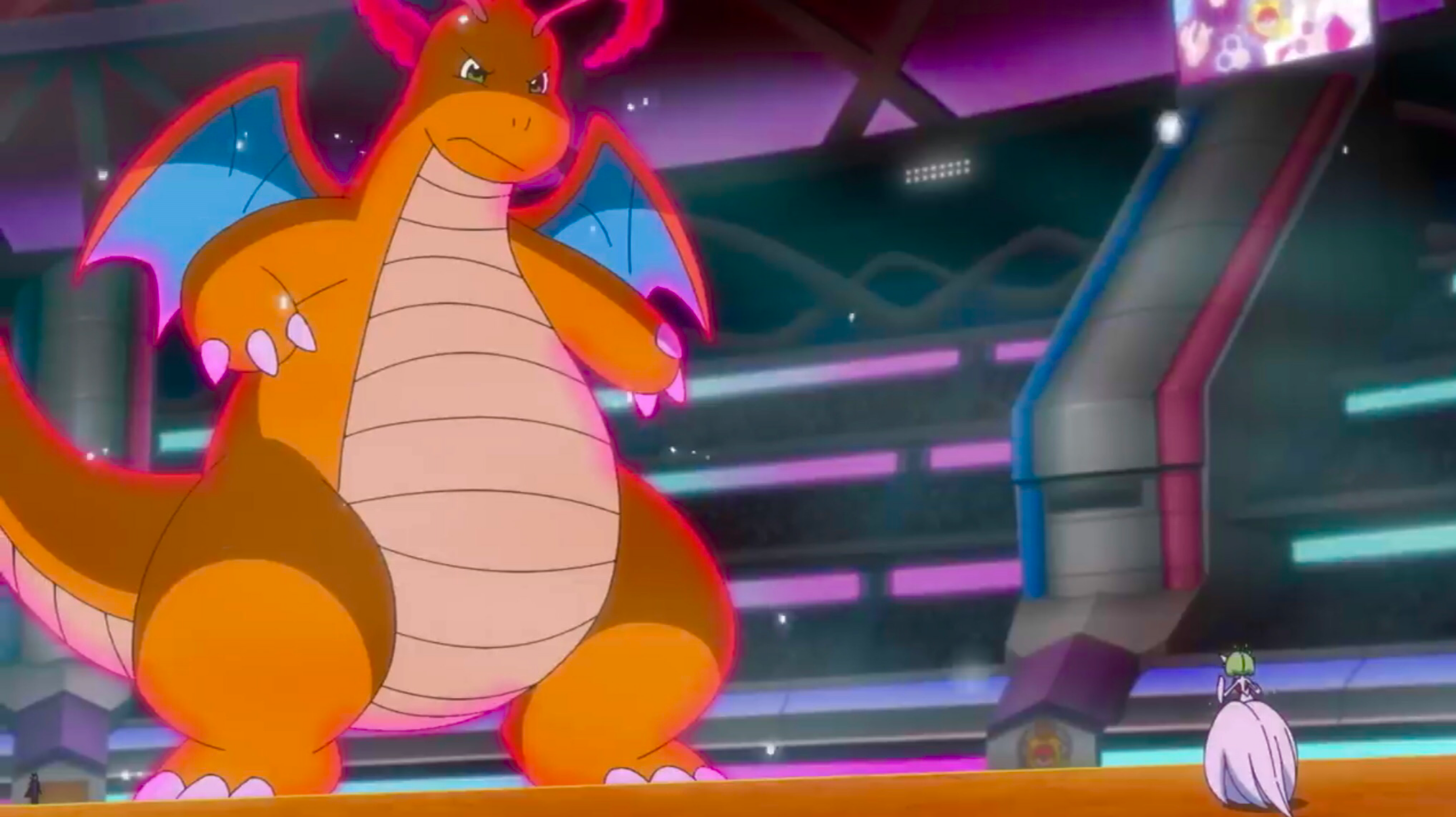 Dragonite is now explained with Dynamaxing and Onix with Terrastalizing.  But yes, I'm ready for fusions and pinks!