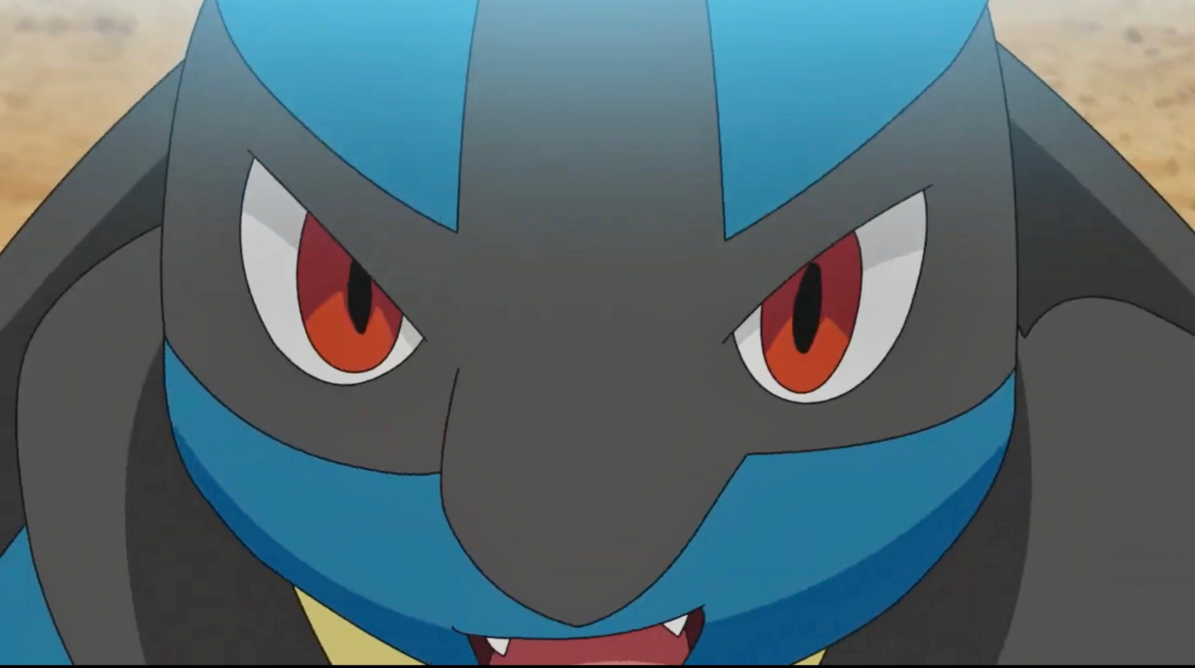 Lucario Smiling Face by Yingcartoonman on DeviantArt