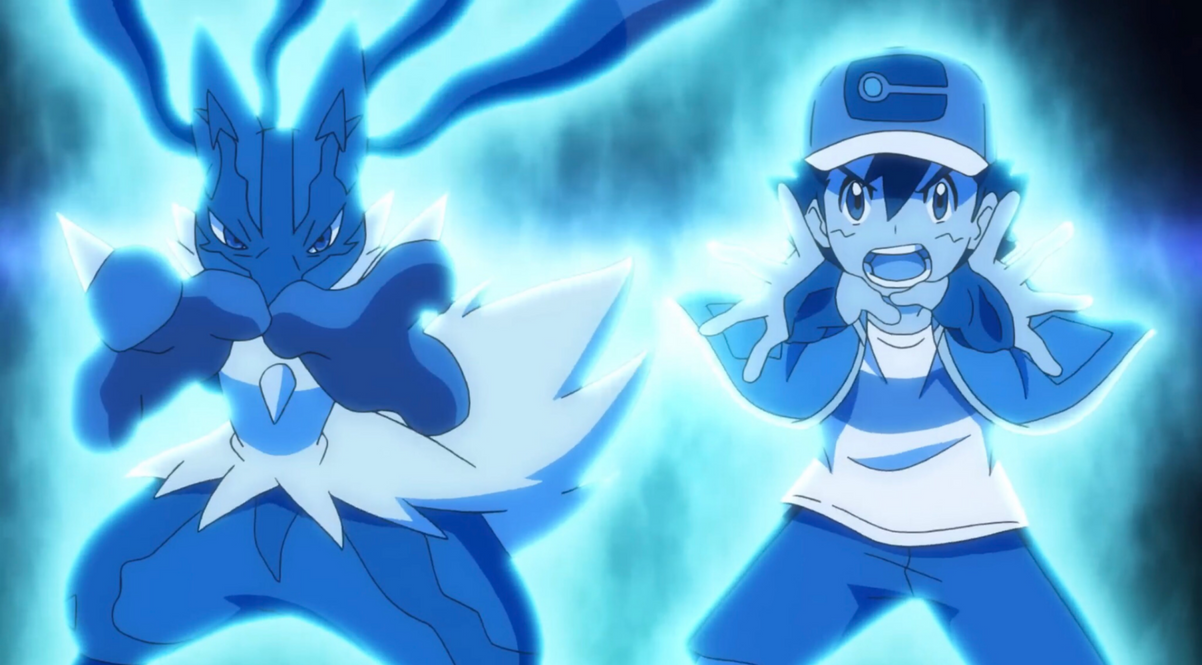 Ash and Mega Lucario Inner Aura Power by Yingcartoonman on DeviantArt