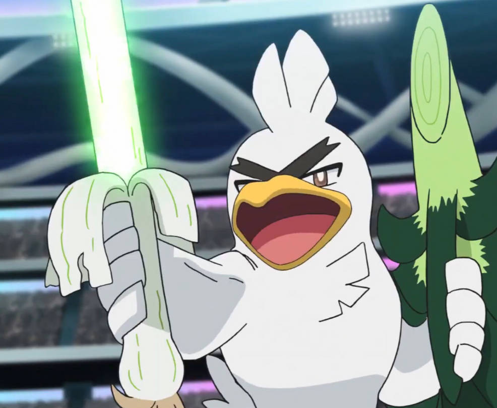Sirfetch Slashing Sirfetch use Leaf Blade by Yingcartoonman on DeviantArt