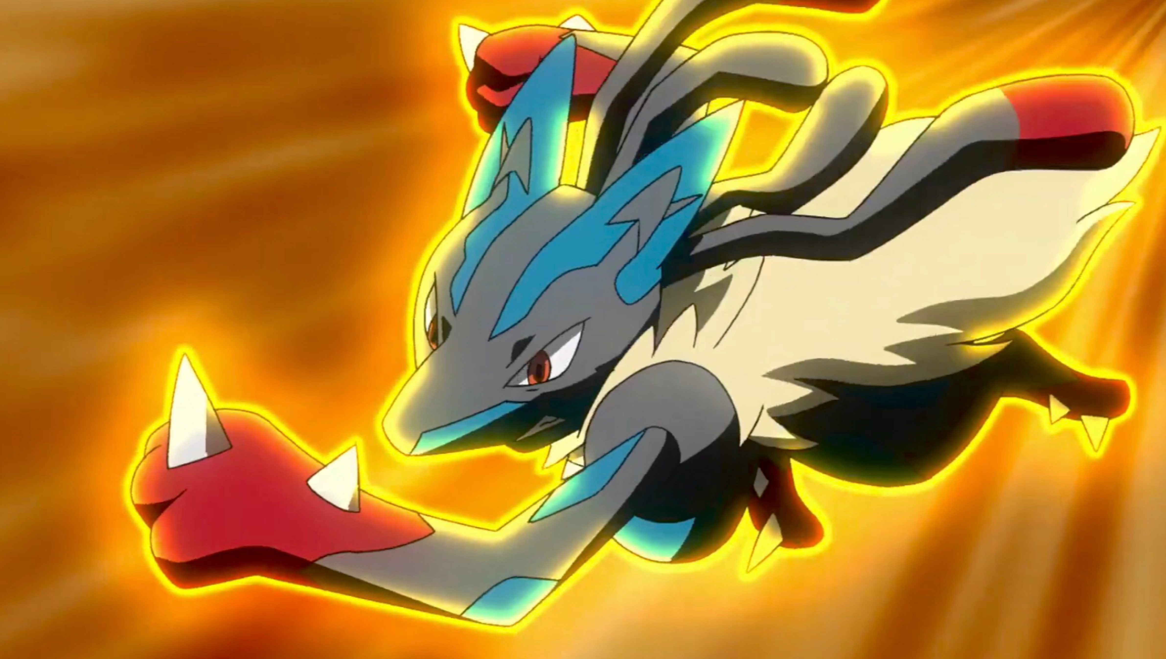 Download Pokemon Lucario Punches Wallpaper