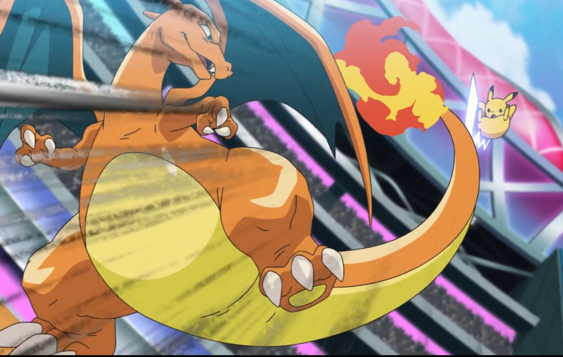 Charizard Reflect Pikachu Attack by Yingcartoonman on DeviantArt