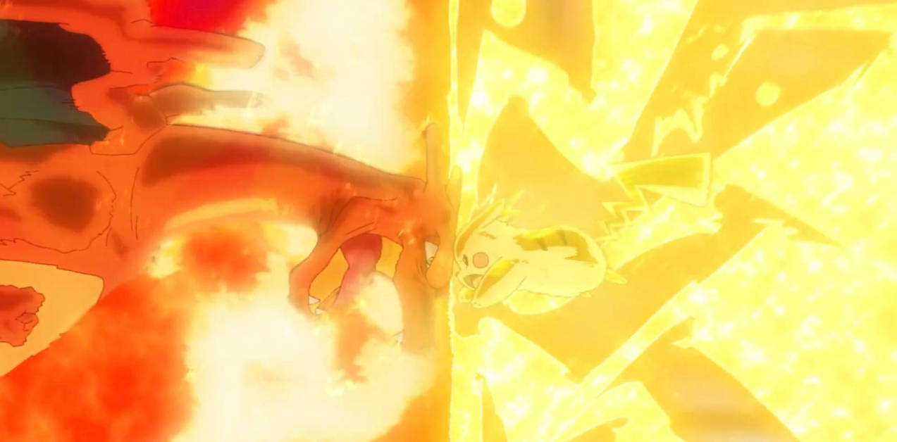 Pikachu vs Charizard Full Shot by Yingcartoonman on DeviantArt