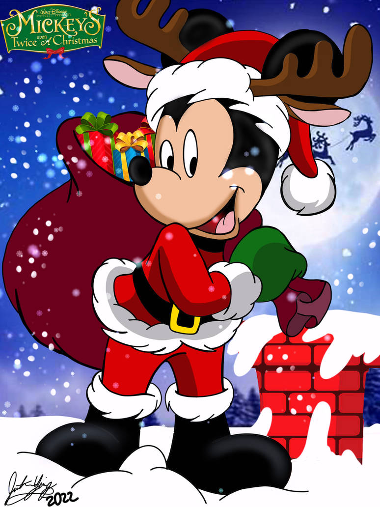 Santa Reindeer Mickey By Yingcartoonman On DeviantArt santa-reindeer-mickey-by-yingcartoonman-on-deviantart