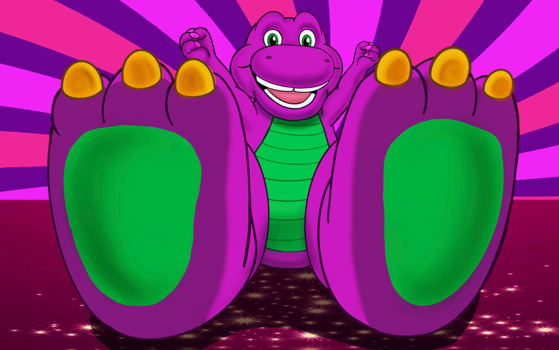 New Barney Big Dino Feet by Yingcartoonman on DeviantArt