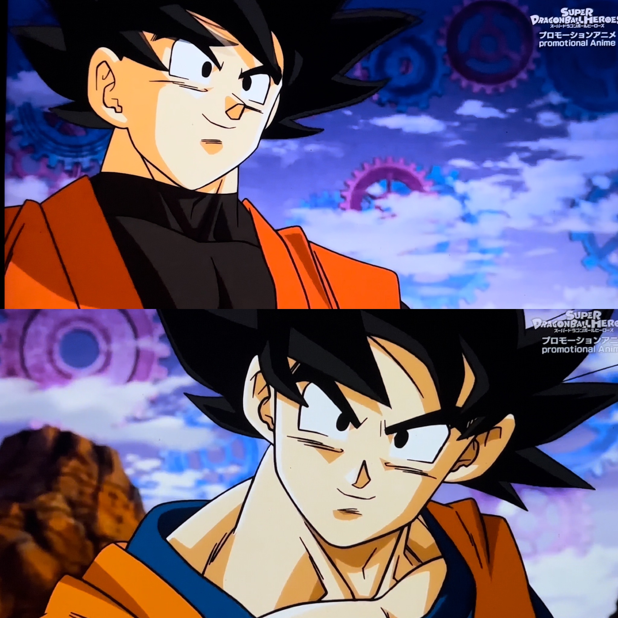 SDBH Goku vs Xeno Goku by Yingcartoonman on DeviantArt