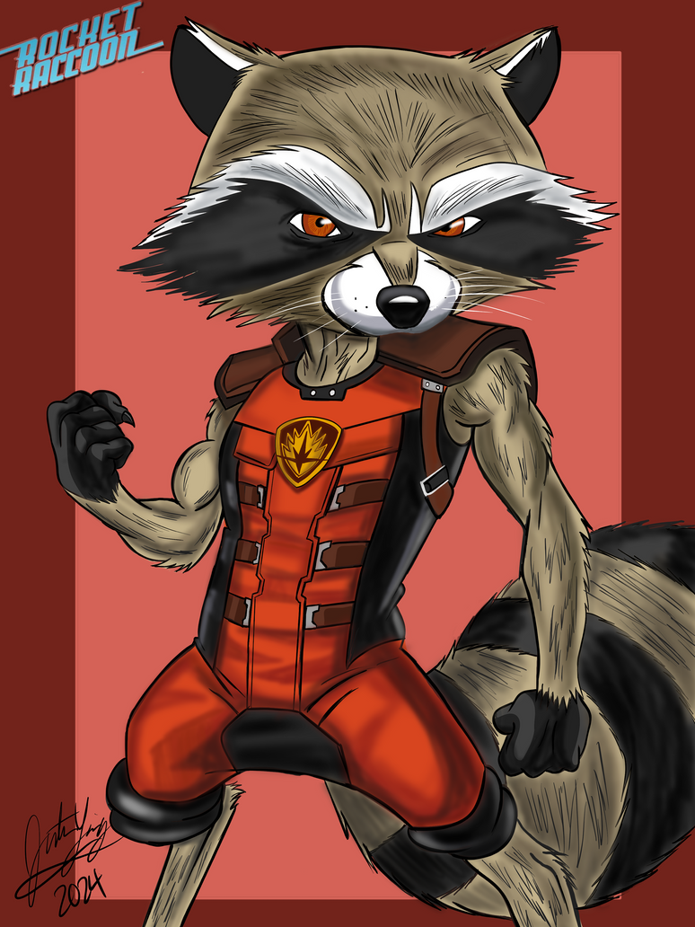 Animated Rocket Raccoon by Yingcartoonman on DeviantArt