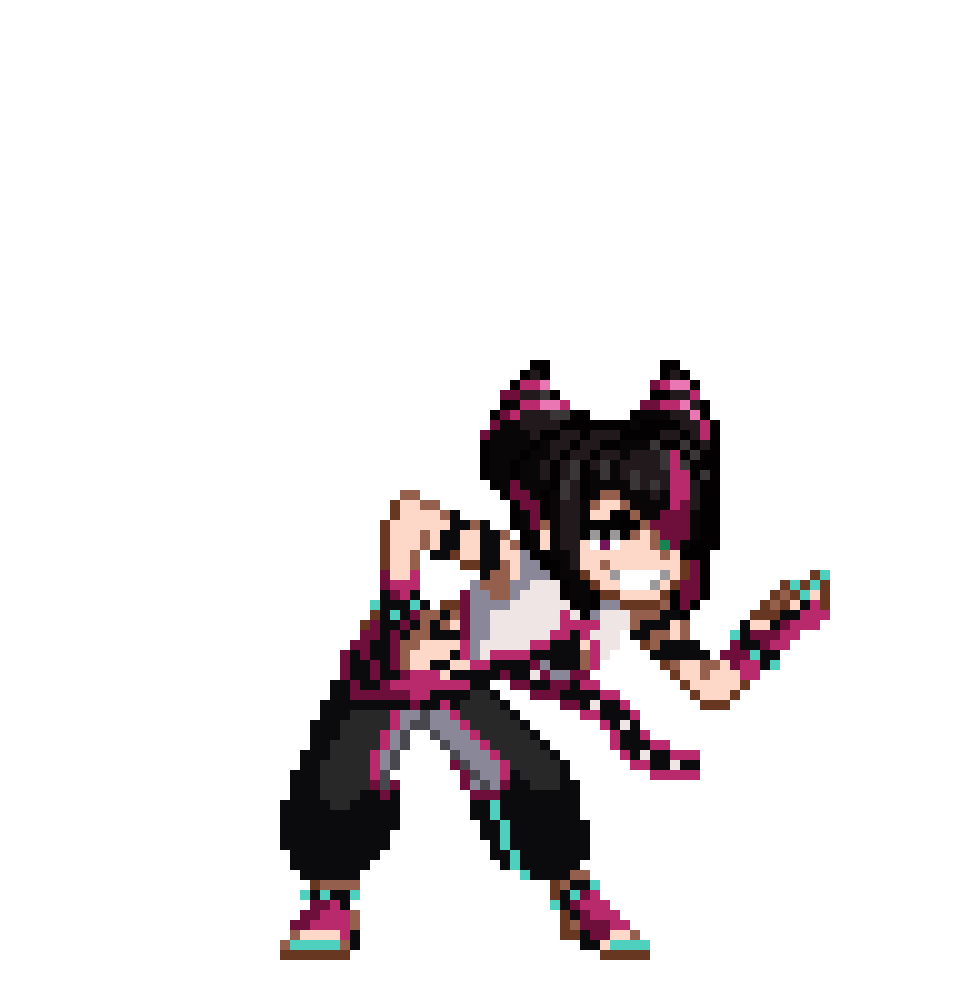 Tanjiro stance sprite jus by kawaibear7 on DeviantArt