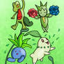 Grass Pokemon Bookmark Design