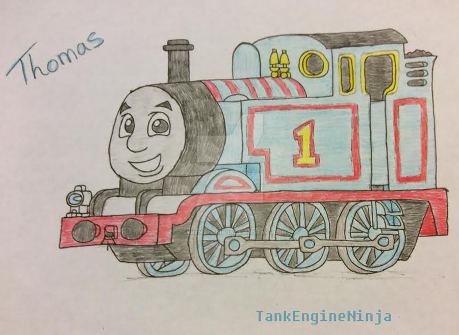 Thomas Drawing Deviantart Thomas Drawing by TankEngineNinja on DeviantArt
