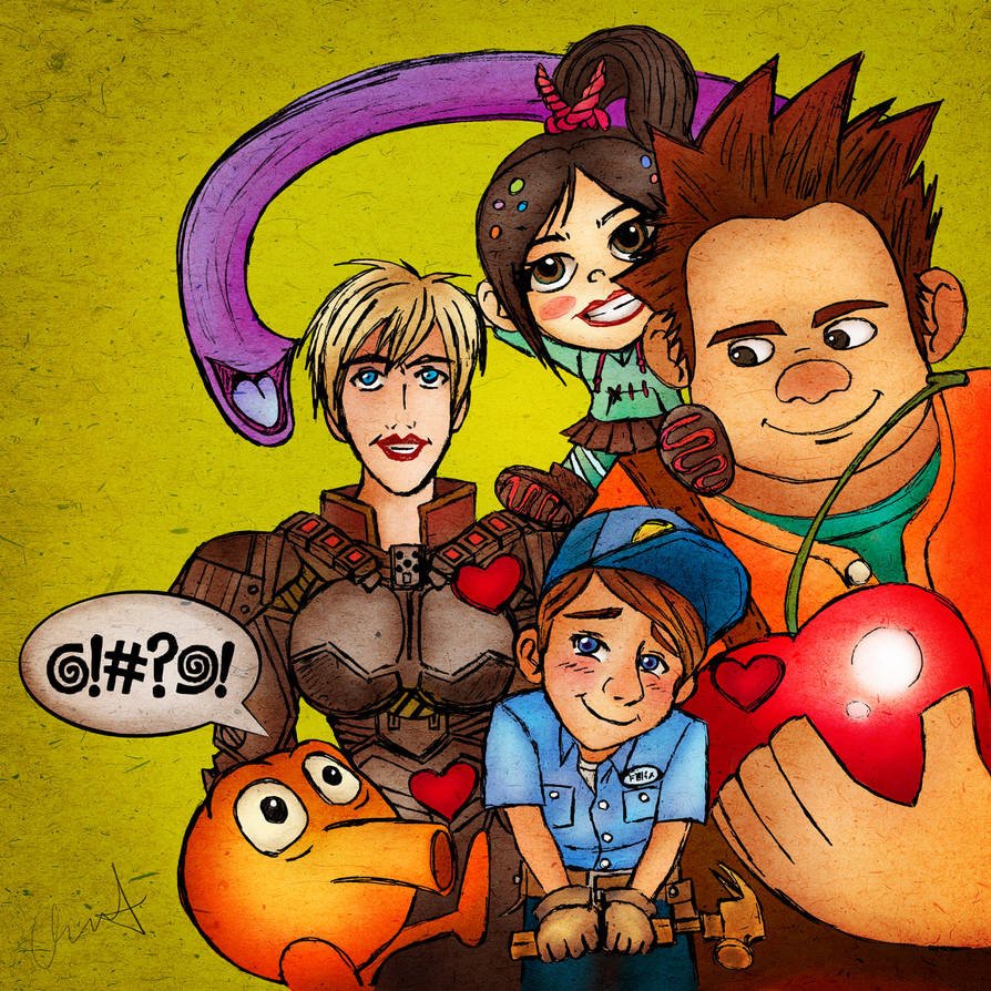 Wreck-It Ralph And Friends by FrauV8 on DeviantArt