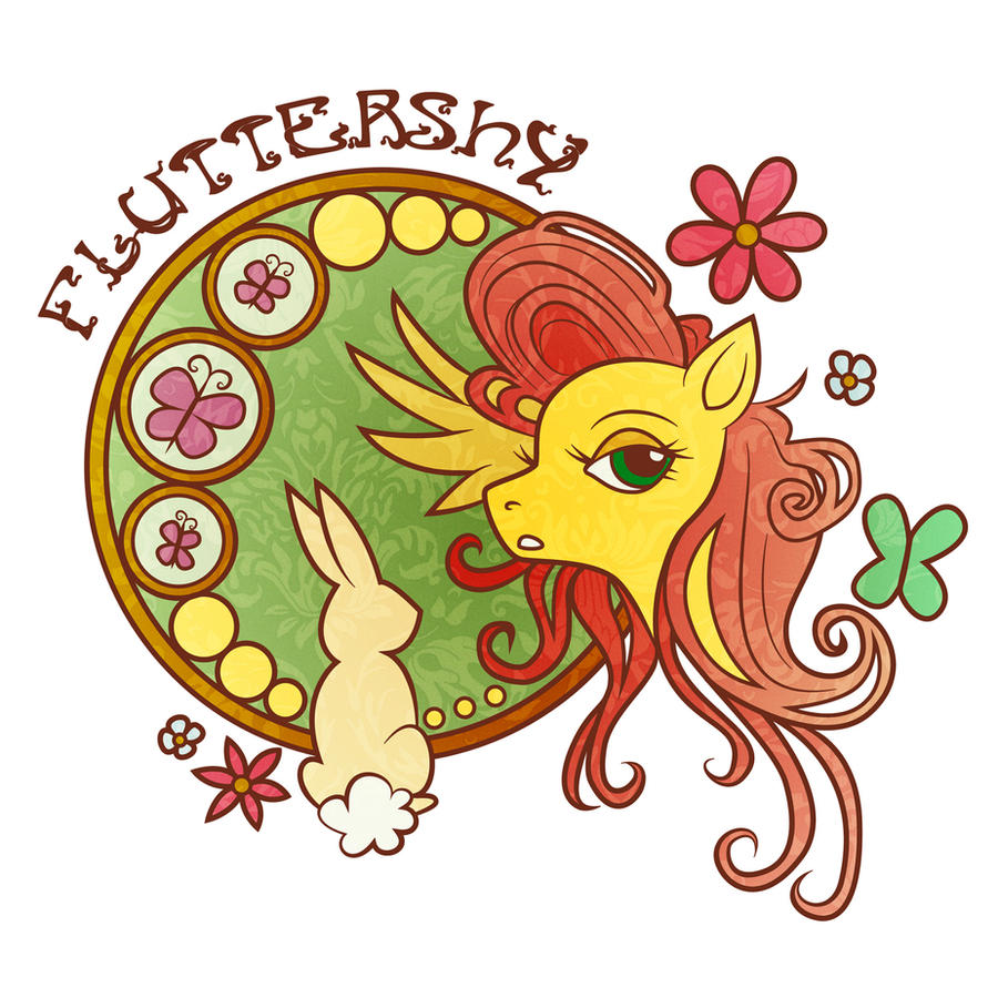 MLP - Art Nouveau: Fluttershy
