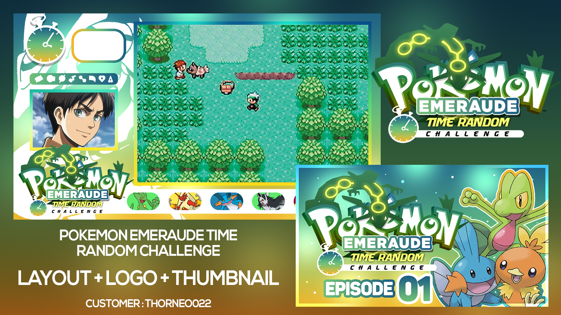 COMMISSION] Pokemon Emerald Time Random by TheShidori on DeviantArt