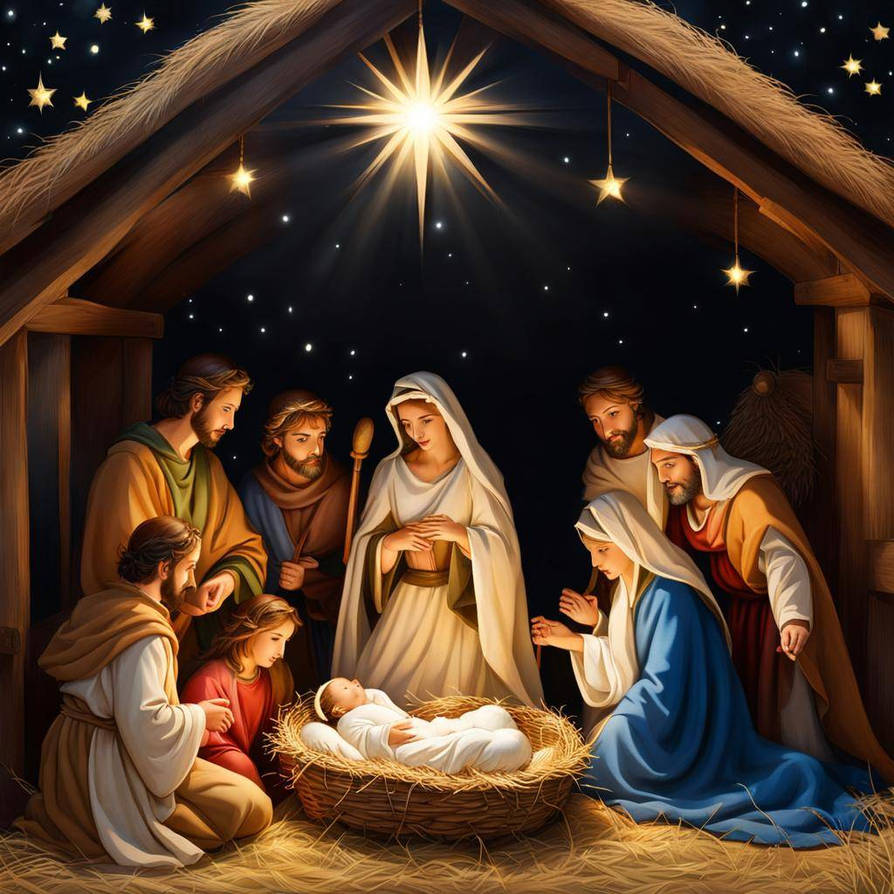 Christmas Nativity Scene by halpav47 on DeviantArt