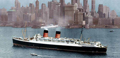 Mauretania II New York 1956