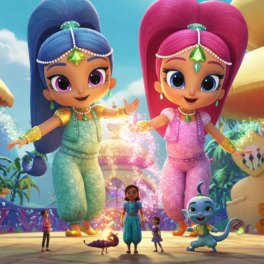 Shimmer Dc Giant Shimmer and Shine by fatihemrei on DeviantArt