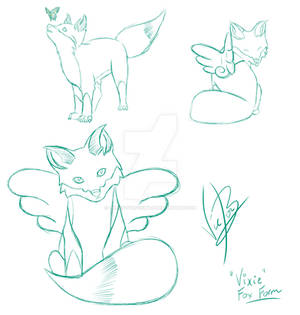 Vixie Reff sheet Sketch (Fox form)