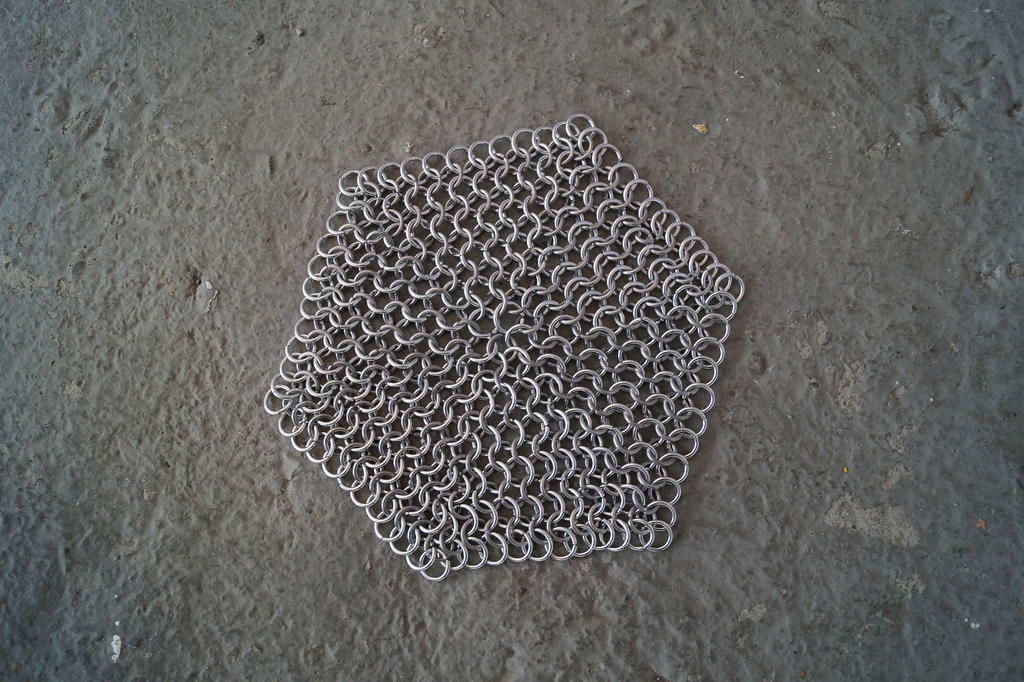 chainmail hexagon sample by UlfStubbe on DeviantArt