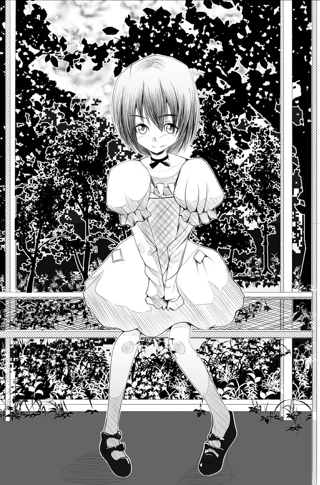 Rikka in the park by Gaudeamusmx