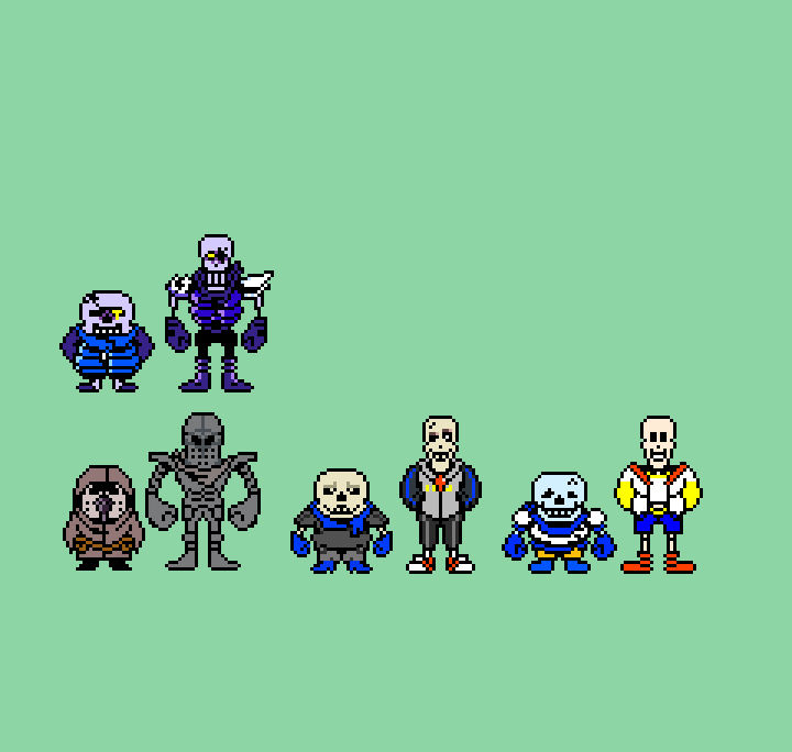 Some sans designs by sQ233 on DeviantArt