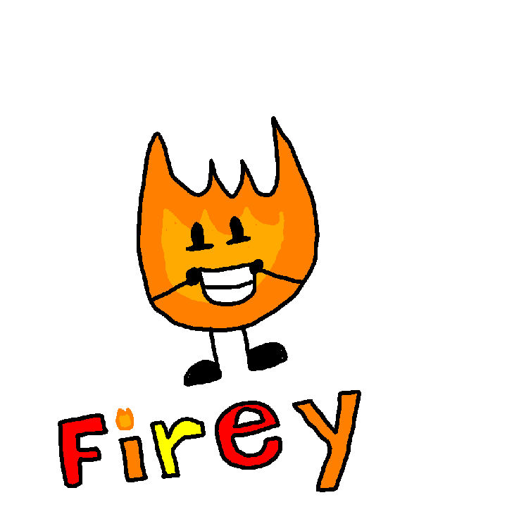 My BFDI Drawings - Firey by KJRichardson2009 on DeviantArt