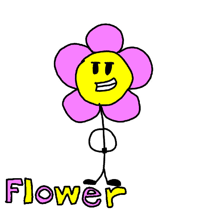 My BFDI Drawings - Flower by KJRichardson2009 on DeviantArt