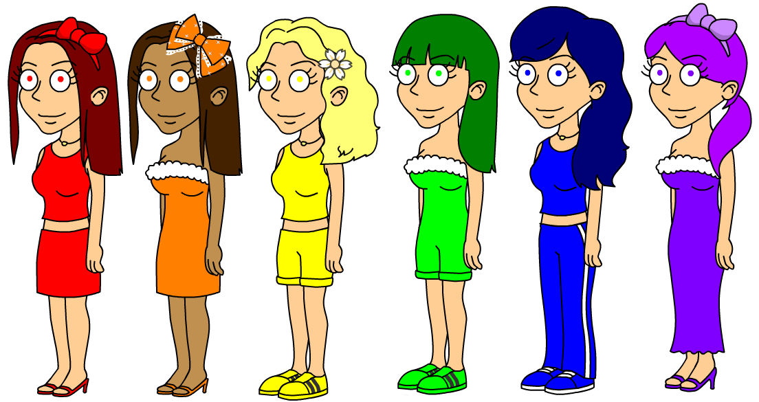 Color Girls - The Main 6 by KJRichardson2009 on DeviantArt