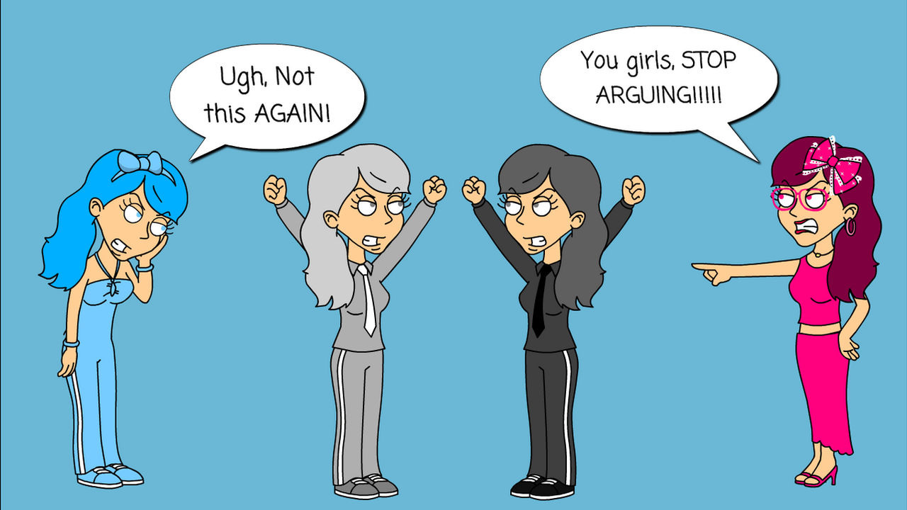 Light Gray and Dark Gray arguing by KJRichardson2009 on DeviantArt