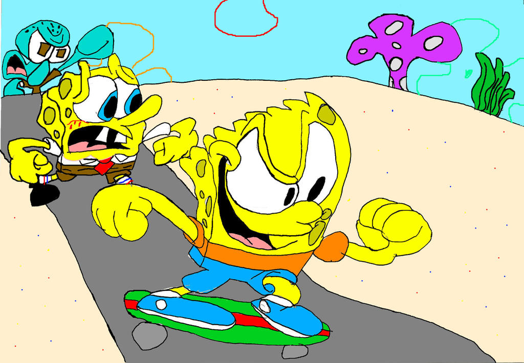 Sponge Bart Spongebart at it again by WaggonerCartoons on DeviantArt