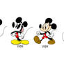 Mickey Though the Years