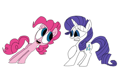 Pinkie and Rarity