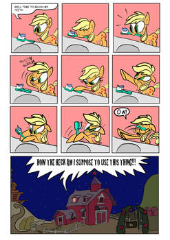 AppleJack Vs. The Toothbrush