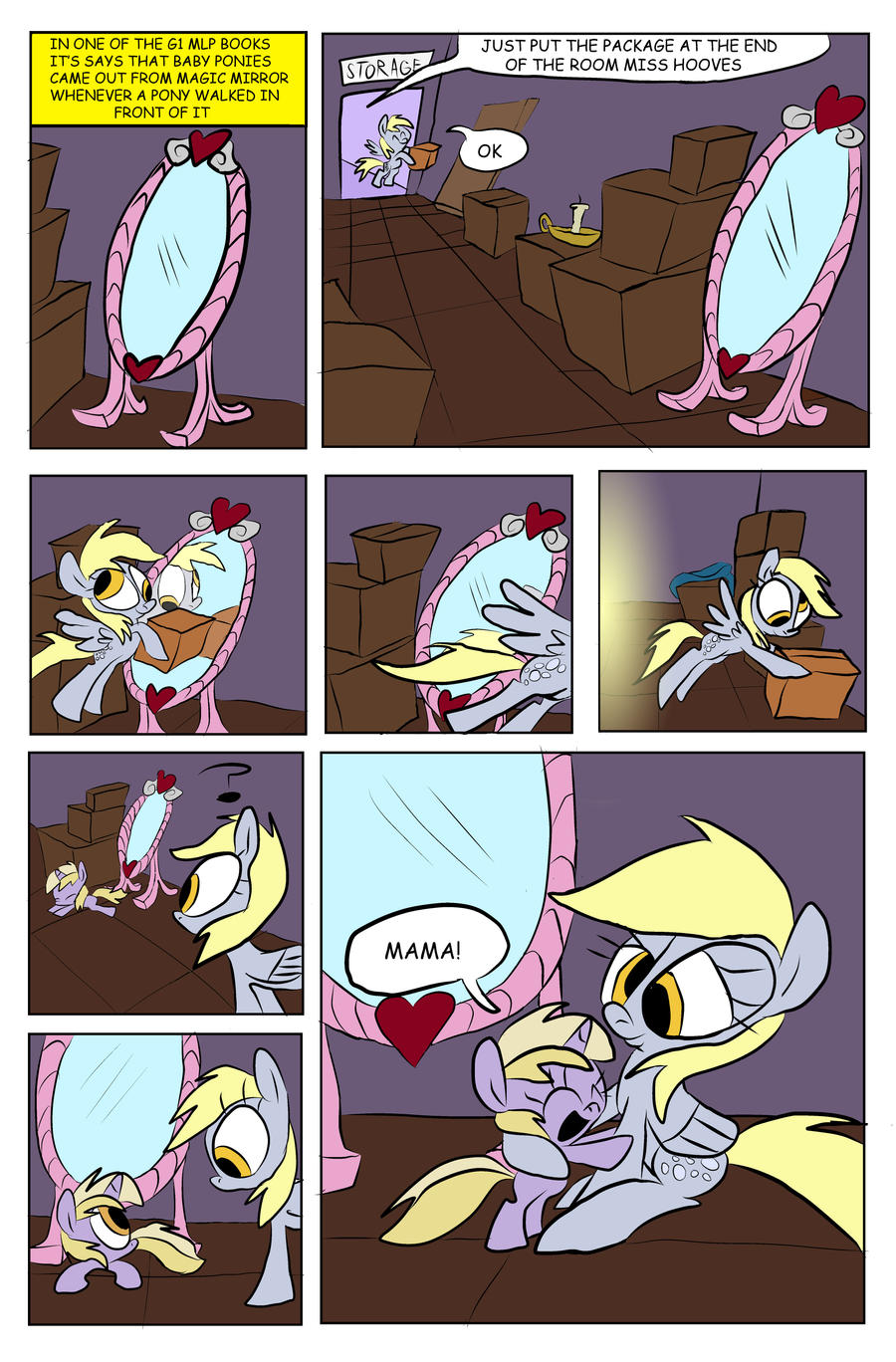Dinky's Origin by WaggonerCartoons