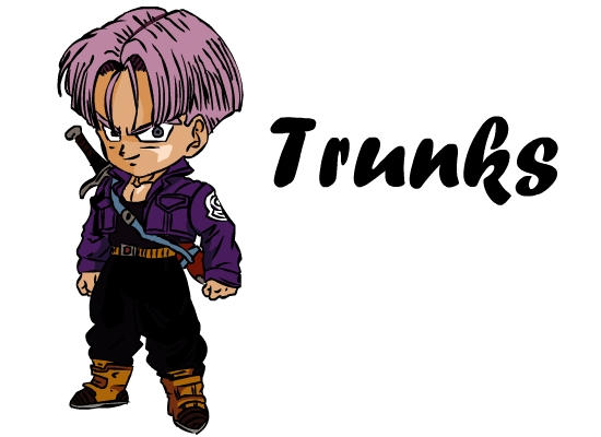 Trunks Chibi (Dragon Ball Z) para colorir by PoccnnIndustriesPT on  DeviantArt