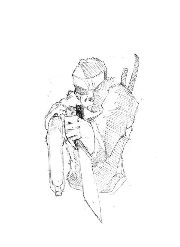 Solid snake sketch by DUNKMAN3 on DeviantArt