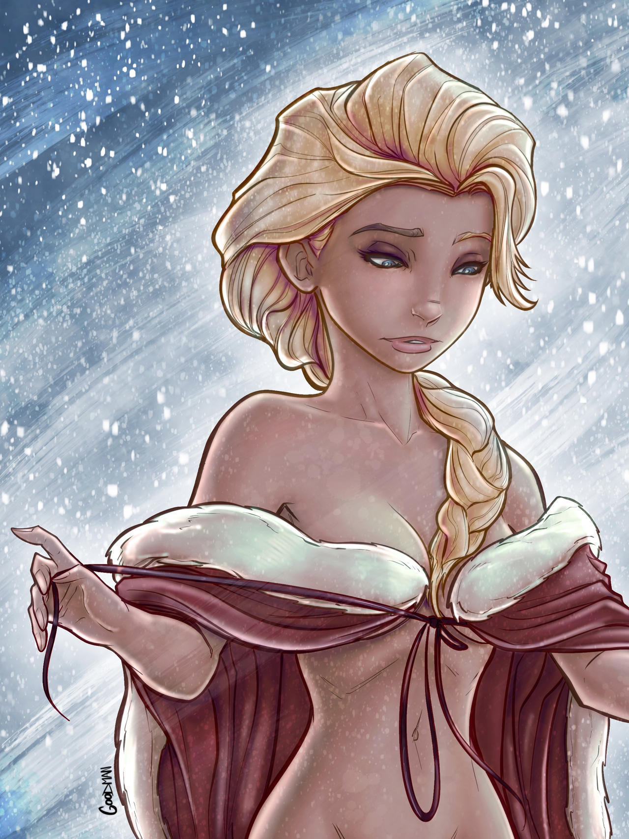 Elsa (no dress) by belgerles on DeviantArt Elsa (no dress) by belgerles on DeviantArt