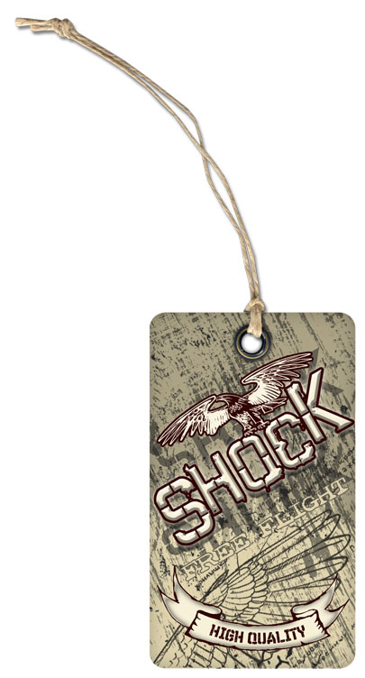 Shock hangtag