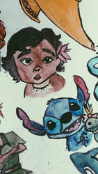 moana and stitch