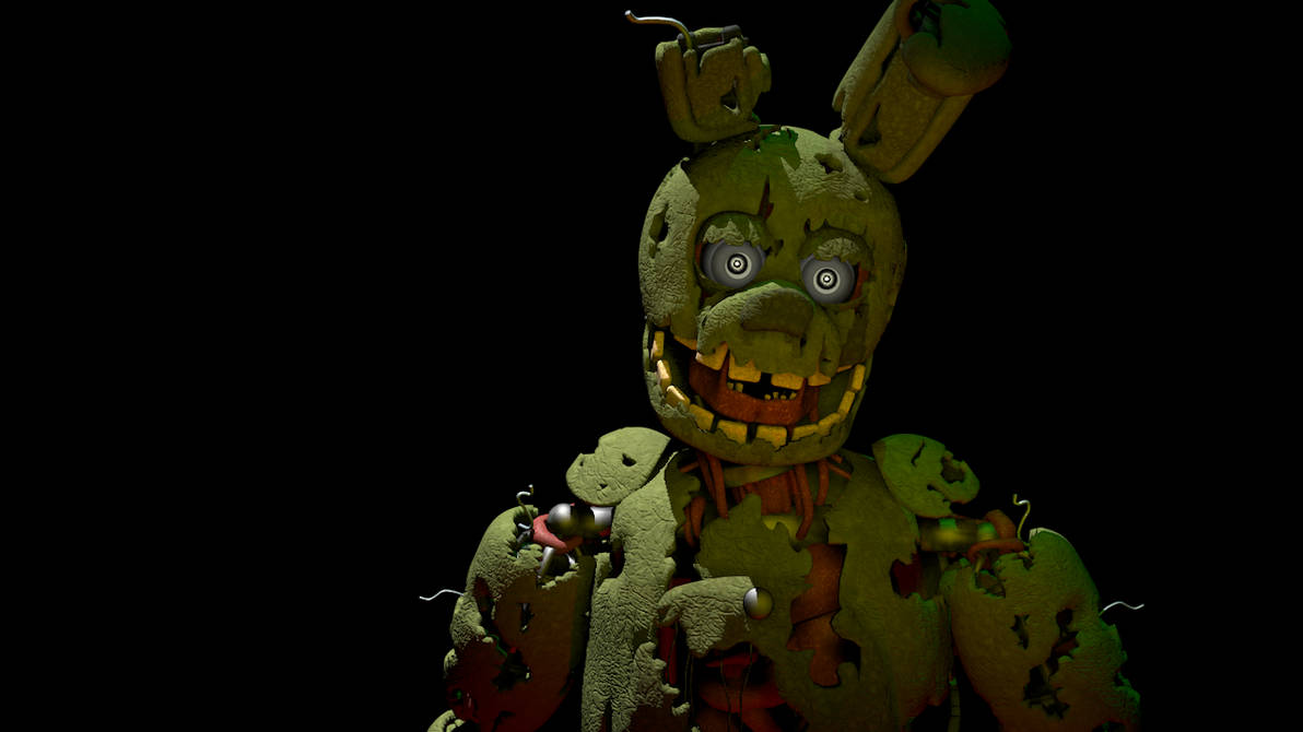 springtrap v4 render by emilioruben67 on DeviantArt