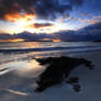 sunset over Eigg