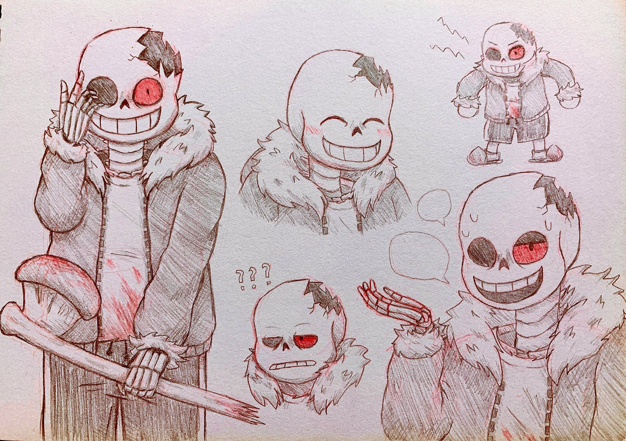 Horrortale Sans by greedycat520 on DeviantArt